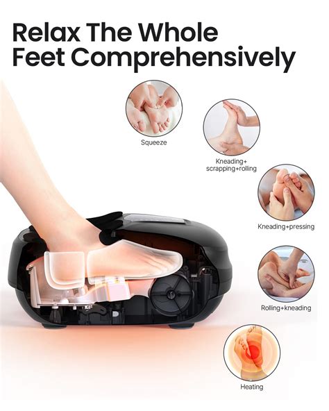 Renpho Shiatsu Foot Massager With Heat Compact Foot Massager Machine