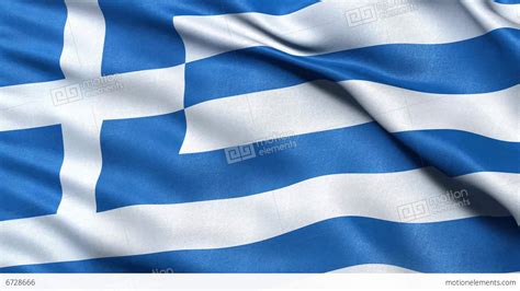 K Flag Of Greece Seamless Loop Ultra Hd Stock Animation