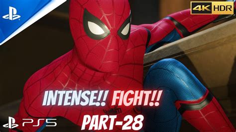 Ps5 Spider Man Ps4 One Of The Most Intense Fight 4k Graphics