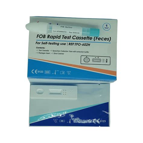 Home Use Fecal Occult Blood Test Fobt Kit Nhs Fecal Occult Blood