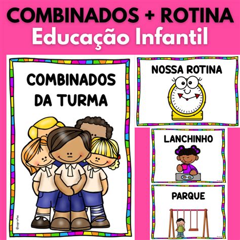 Combinados rotina para Educação Infantil Educa Market