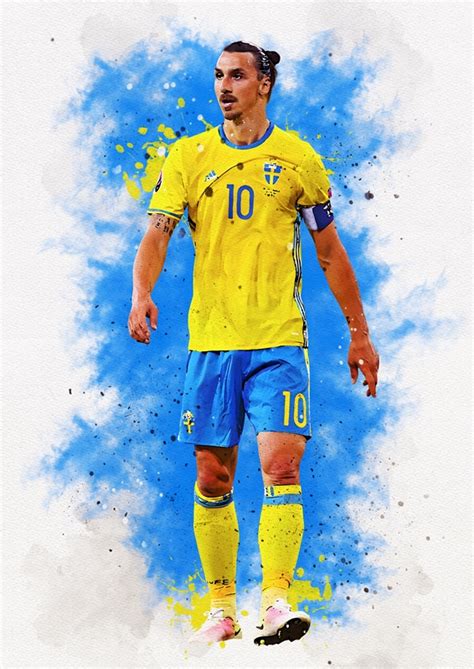 Zlatan Ibrahimovic Sweden Posters Prints By Sasuke 23 Printler