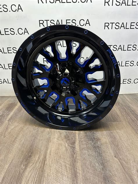 20x10 Fuel Stroke Rims 8x165 Dodge Ram Gmc Chevy 2500 3500 Randt Sales