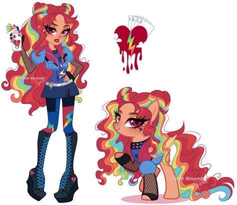 Mlp X Descendants Rainbow Dash X Red By Gihhbloonde On Deviantart