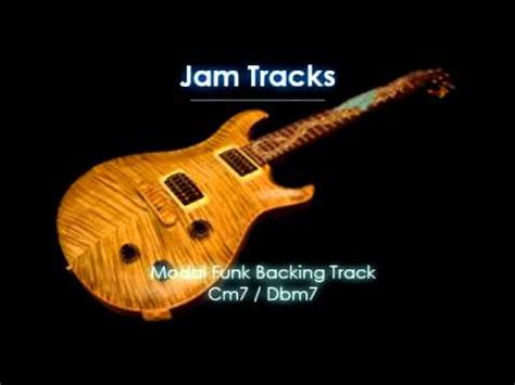 Modal Funk Guitar Backing Track Cm Dbm Youtube