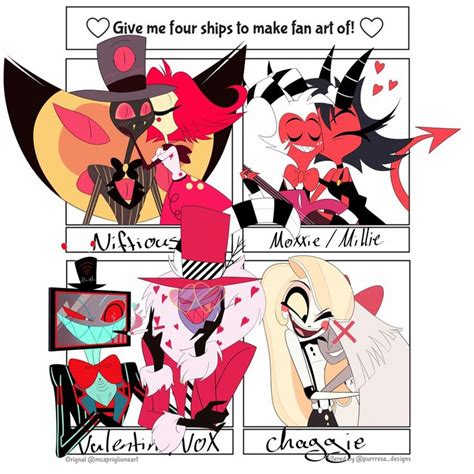 Pin De Yuno Fan En Hazbin Hotel X Helluva Boss Dibujos Animados