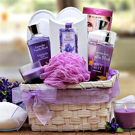 Lavender Spa Escape Gift Basket