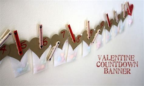 Fun & Crafty Valentine's Day Countdown Ideas! - Little Red Window