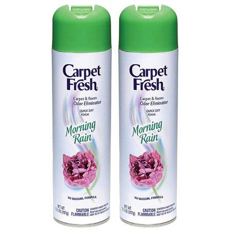 Carpet Fresh No Vacuum Freshener and Deodorizer Spray, Morning Rain (2 Pack) - Walmart.com