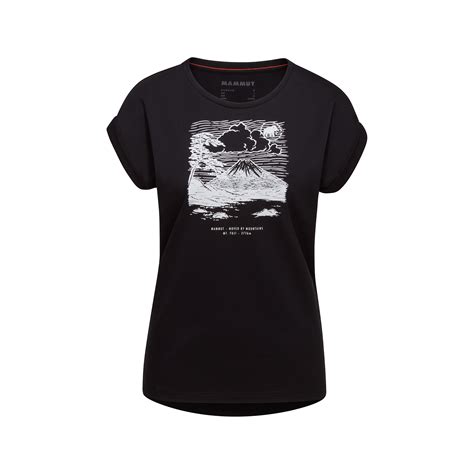 Mountain T Shirt Women Fujiyama Mammut