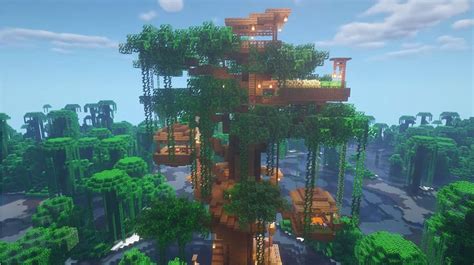 Le Migliori Idee Per Case Sull Albero In Minecraft Mmo It