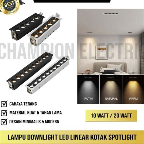 Jual TERMURAH Lampu Downlight Spotlight LED Plafon 10W Kotak Wall