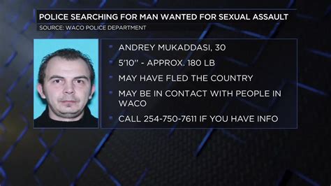 Police Search For Suspect Wanted On Sexual Assault Charges