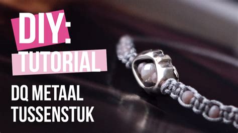 Sieraden Maken Hip Armbandje Met Dq Metaal Tussenstuk Diy Youtube