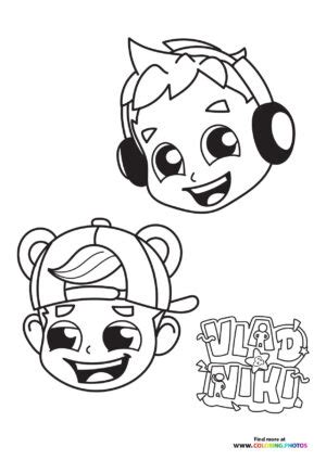 Vlad And Niki Coloring Pages