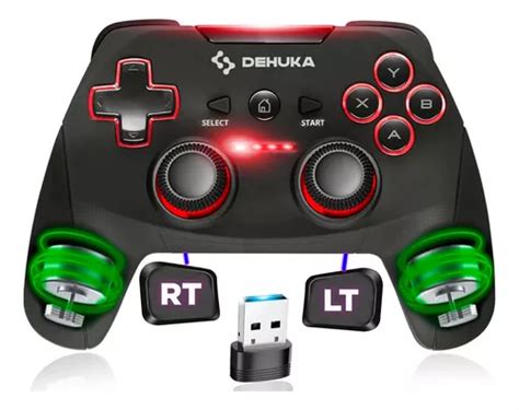 Joystick Compatible Ps Pc Gamepads Dehuka Control Inalambrico Para