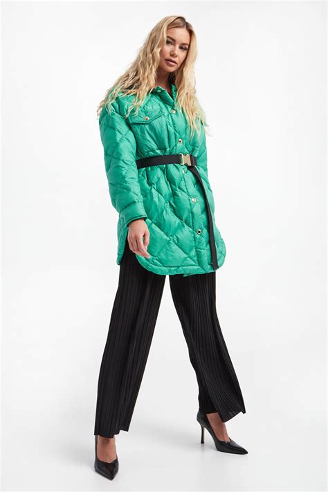 Kurtka ERMANNO FIRENZE Zielony Regular D41EA006APER2/MF342 | Sklep Velpa.pl