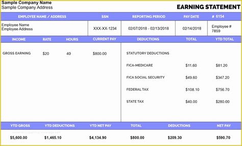 Free Paystub Maker Template Of Download Sample Stub Stub Creator ...