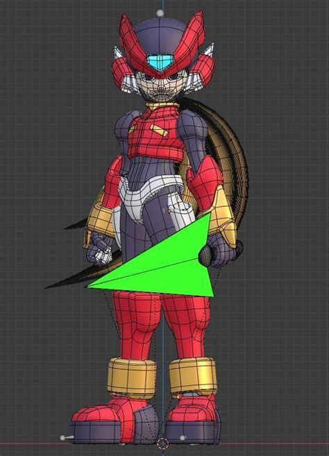 Zero - Megaman Zero 3D model rigged | CGTrader