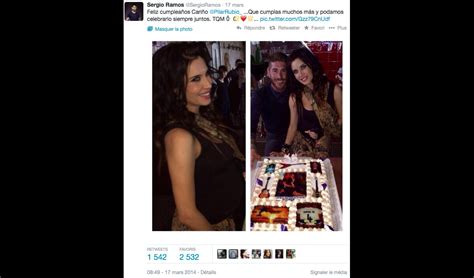 Photo Pilar Rubio Compagne Du Footballeur Du Real Madrid Sergio