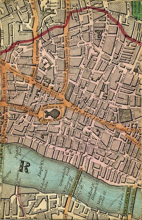 Click Here For An Enlarged Map Image Map Old Maps Of London London Map