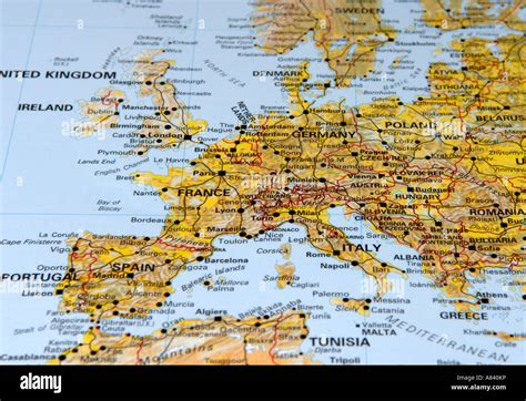 Mappa dell'europa fotografías e imágenes de alta resolución - Alamy