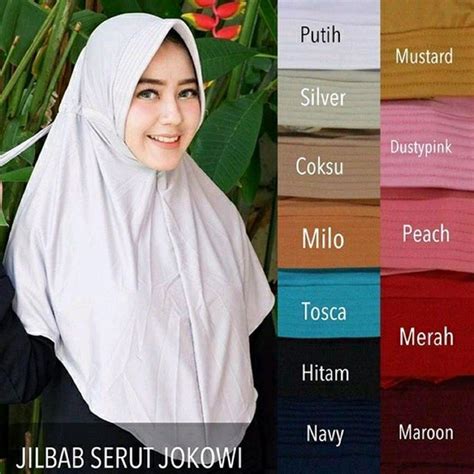 Jual Jilbab Serut Jokowi Adiba Hijab Instan Serut Jokowi Kim