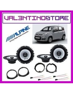 Kit Casse Altoparlanti Alpine Fiat Panda Serie Anteriori E