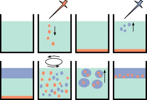 experimental chemistry - Multiphasic liquid "flotation" experiment - Chemistry Stack Exchange