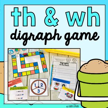 Th And Wh Digraph Game By Lauren Cipriano Teachers Pay Teachers