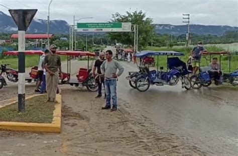 Tarapoto FRECIDES San Martín bloquea carretera FBT acatando medidas