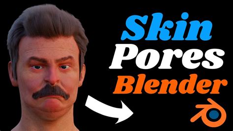 How To Make Skin Pores In Blender Character Creation Tutorial Youtube