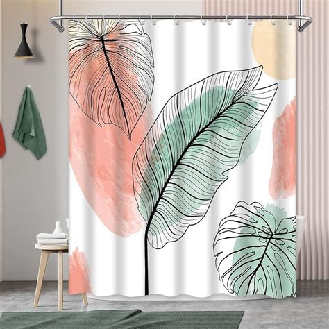 Tropical Paradise Shower Curtain Vibrant Hawaiian Flowers For A Mid