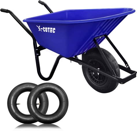 X COTEC Schubkarre Schubkarren Garten 100 L Bis 250kg Schubkarre