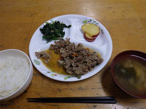 1月9日 夕食 山のふるさと合宿 かじかの里学園