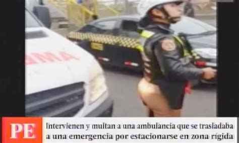 Puente Piedra policía multa a ambulancia que trasladaba a paciente de