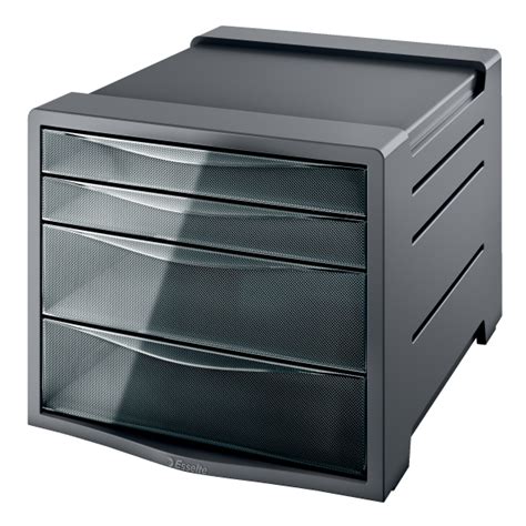 Exacompta Big Box Plus Black5 Drawer Set 5 Desktop Drawer Set Durable