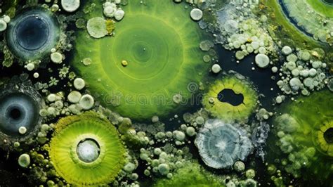 Green algae pond stock photo. Image of maintaining, colonies - 321212818