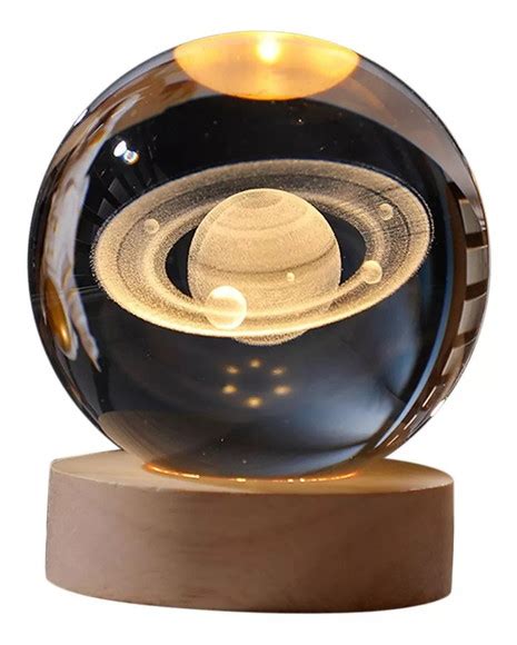 Abajur Luminaria Led 3d Saturno Produtos Personalizados No Elo7