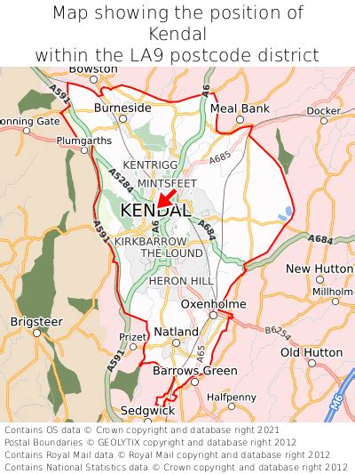 Where is Kendal? Kendal on a map