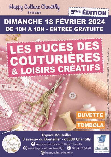 Les puces des couturières 2024 Happy Culture Chantilly