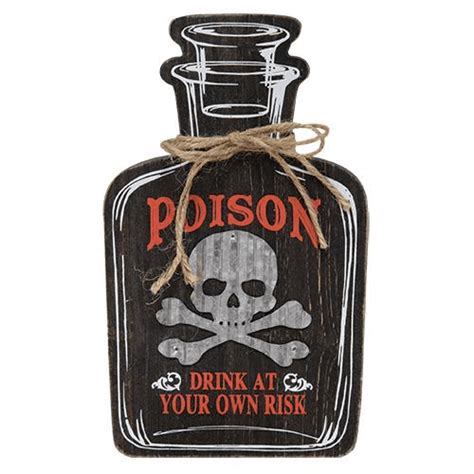 Skull And Crossbones Poison Bottle