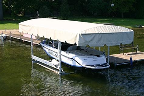 How to Properly Care for Your Boat Lift Canopy Fabric - Boat Lift and ...