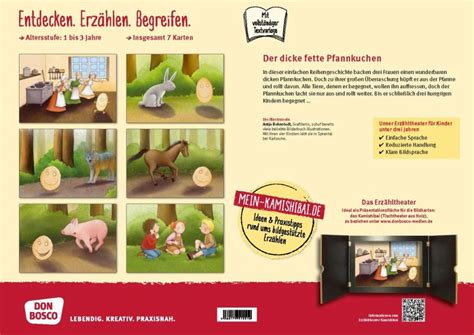 Der dicke fette Pfannkuchen. Kamishibai Bildkartenset. - Schulbücher