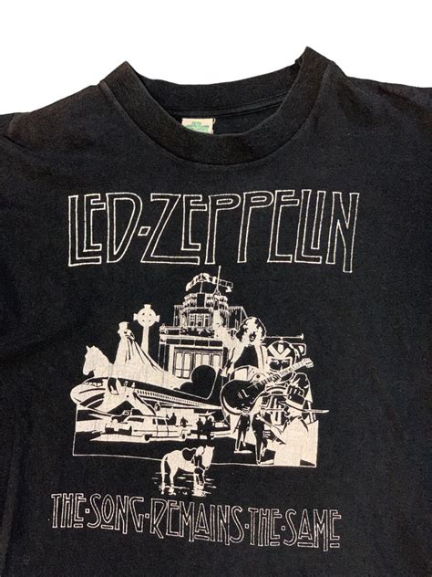 Vintage 70s Led Zeppelin Swan Song T Shirt Afterlife Boutique