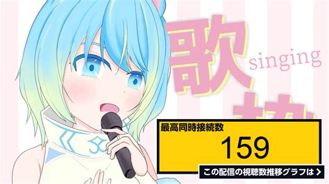 ライブ同時接続数グラフ『【歌枠】1曲聞いていきませんか？くま【新人vtuber神響うた】 』 Livechart