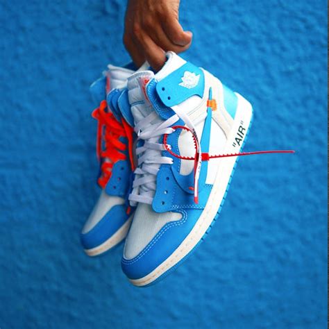 M1 sneaker – Off White Nike Air Jordan 1 UNC (High) – Rep Preview Studio