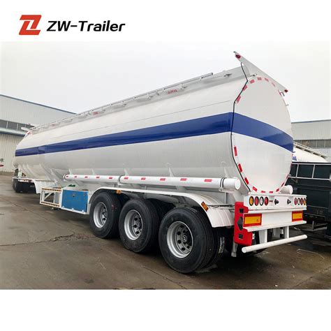 Zw Group Trailer 3 Axles 45cbm Oil Liquid Transport Fuel Tanker Semi