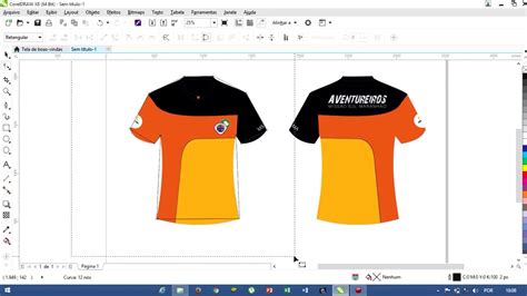 COMO FAZER CAMISA NO COREL DRAW YouTube