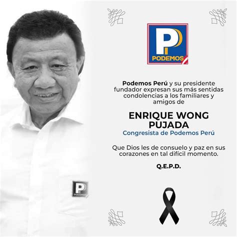 Murió Enrique Wong a los 83 años políticos lamentan la partida del